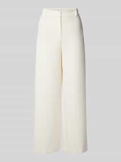 Jake*s Collection Wide leg stoffen broek met riemlussen