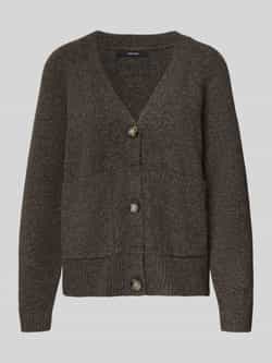 Vero Moda Comfort fit gebreid jack met V-hals model 'BOOM'