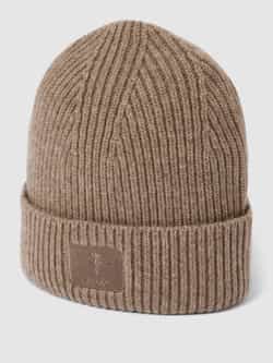 Joop! Beanie met labelpatch