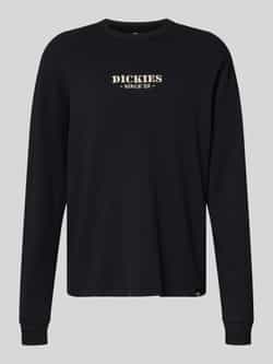 Dickies Shirt met lange mouwen labelstitching en ronde hals