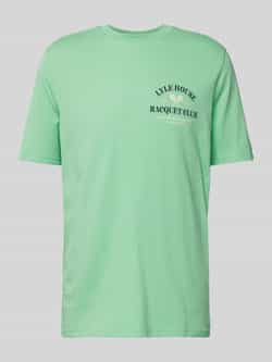 Lyle & Scott T-shirt met statement- en labelprint