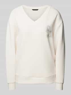 Armani Exchange Oversized sweatshirt met labeldetail