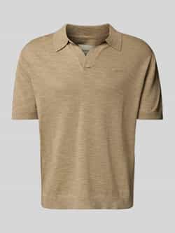 Gant Regular fit poloshirt met labelstitching