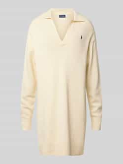 Polo Ralph Lauren Wollen jurk met logostitching