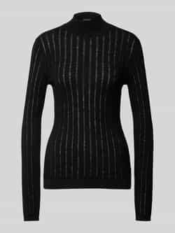 Boss Gebreide pullover met structuurmotief