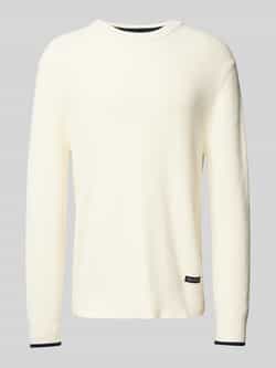 Gant Gebreide pullover met labelpatch