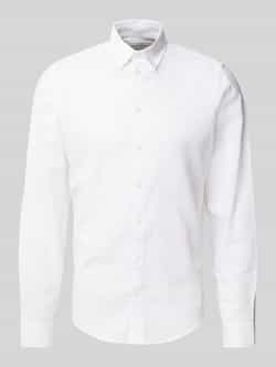 Casual friday Regular fit linnen overhemd met button-downkraag model 'Anton'