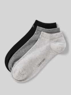 CK Calvin Klein Sneakersokken met labeldetail in een set van 3 paar