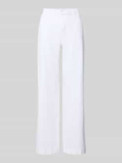 Gina Tricot Wide leg linnen broek met steekzakken