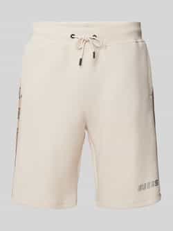 Guess Activewear Regular fit sweatshorts met labelprint model 'MICKEY'