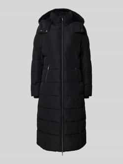 Jake*s Collection Lange gewatteerde jas met tweewegritssluiting