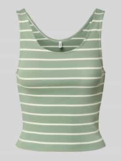Only Slim fit tanktop in riblook model 'NESSA'