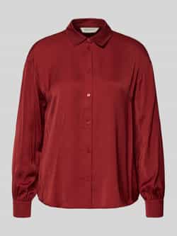 MSCH Copenhagen Regular fit overhemdblouse met viscose model 'Sandelina'