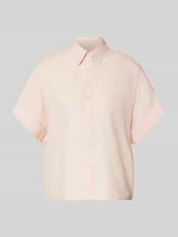 Boss Orange Blouse van ramie met extra brede schouders model 'Bisenas'