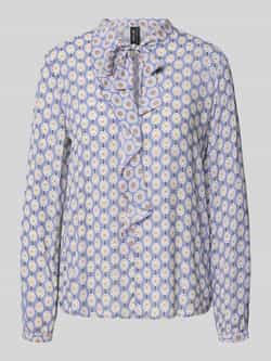 Marc Cain Regular fit blouse met all-over motiefprint
