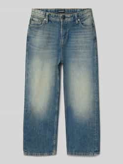 JACK & JONES JUNIOR baggy high waist baggy jeans medium blue denim