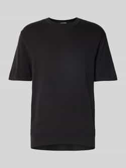 CK Calvin Klein T-shirt met logostitching model 'SUPIMA'