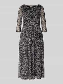 ROBE LÉGÈRE Midi-jurk met all-over dierenprint