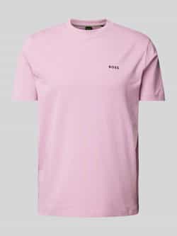 Hugo Boss Stretch katoenen Tee Violets Purple Heren
