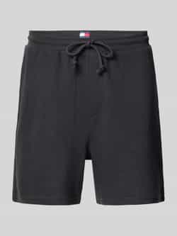 Tommy Jeans Relaxed fit sweatshort met structuurmotief