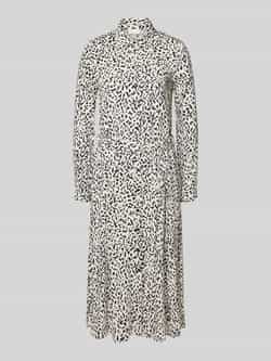 Milano italy Midi-jurk met strikceintuur