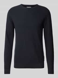 Casual friday Gebreide pullover met structuurmotief model 'Karl'