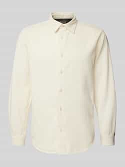 Redefined Rebel Regular fit corduroy overhemd met kentkraag model 'TRISTAN'