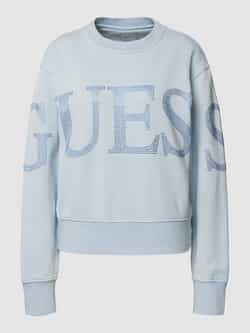 Guess Sweatshirt met labelapplicatie model 'VINTAGE'