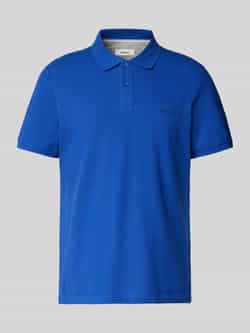 S.Oliver RED LABEL Regular fit poloshirt van katoenpiqué met labelstitching