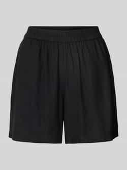 Pieces Regular fit korte broek met all-over motief model 'PIA'