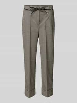 Zero Tapered fit broek met strikceintuur