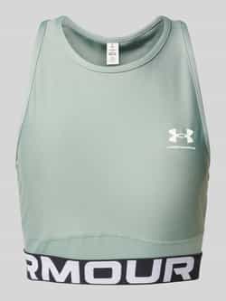 Under Armour Korte tanktop met labelprint