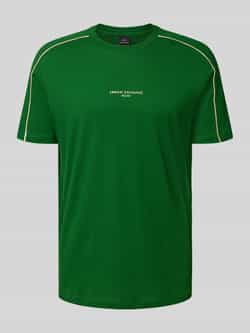 Armani Exchange T-shirt met labelprint
