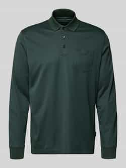 Bugatti Poloshirt met labelstitching