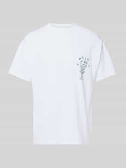 BLKVIS T-shirt met motief- en labelprint model 'VASO'