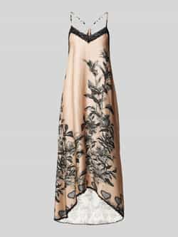Miss goodlife Midi-jurk van viscose met kant