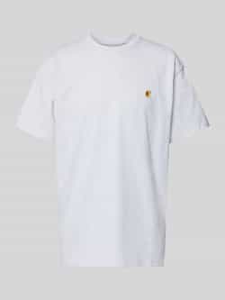 Carhartt Work In Progress T-shirt met labelstitching model 'CHASE'