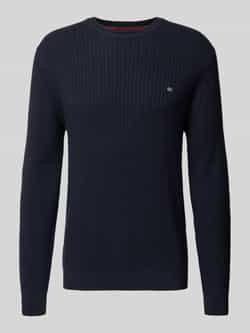Christian Berg Men Gebreide pullover met labeldetail