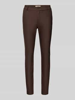 MOS MOSH Skinny fit pantalon met paspelzakken aan de achterkant model 'Abbey'