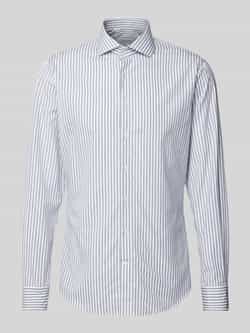 Profuomo Regular fit zakelijk overhemd met haaikraag model 'Cutaway'