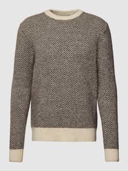 Selected Homme Gebreide pullover met structuurmotief model 'RAI'