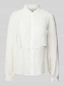 LOLLYS LAUNDRY Overhemdblouse met opstaande kraag model 'Ariel'