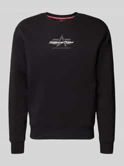 Alpha industries Sweatshirt met logo en ronde hals