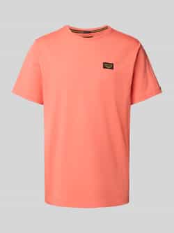 PME Legend T-shirt met labeldetail