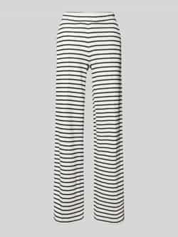 Smith and Soul Flared stoffen broek met structuurmotief