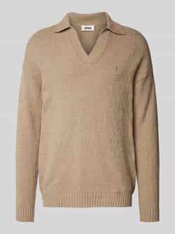 Drykorn Gebreide pullover met ribboorden model 'RUSTINO'