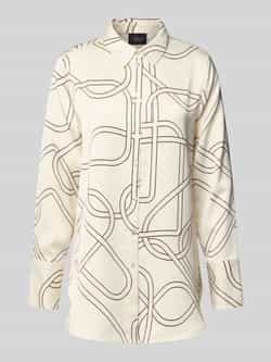 S.Oliver BLACK LABEL Regular fit blouse met lange mouwen van satijn