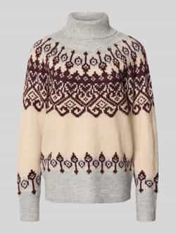 FREE QUENT Gebreide pullover met ribboorden model 'Merla'