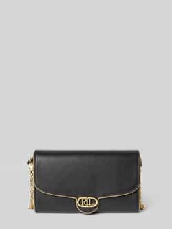 Lauren Ralph Lauren Clutch van runderleer met labelapplicatie