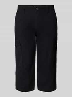 S.Oliver BLACK LABEL Relaxed fit bermuda van katoenmix
